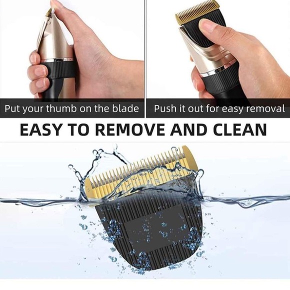 Hair Clippers - Pro Cordless Hair Trimmer Led Display USB Rechargeable - Picture 6 of 8